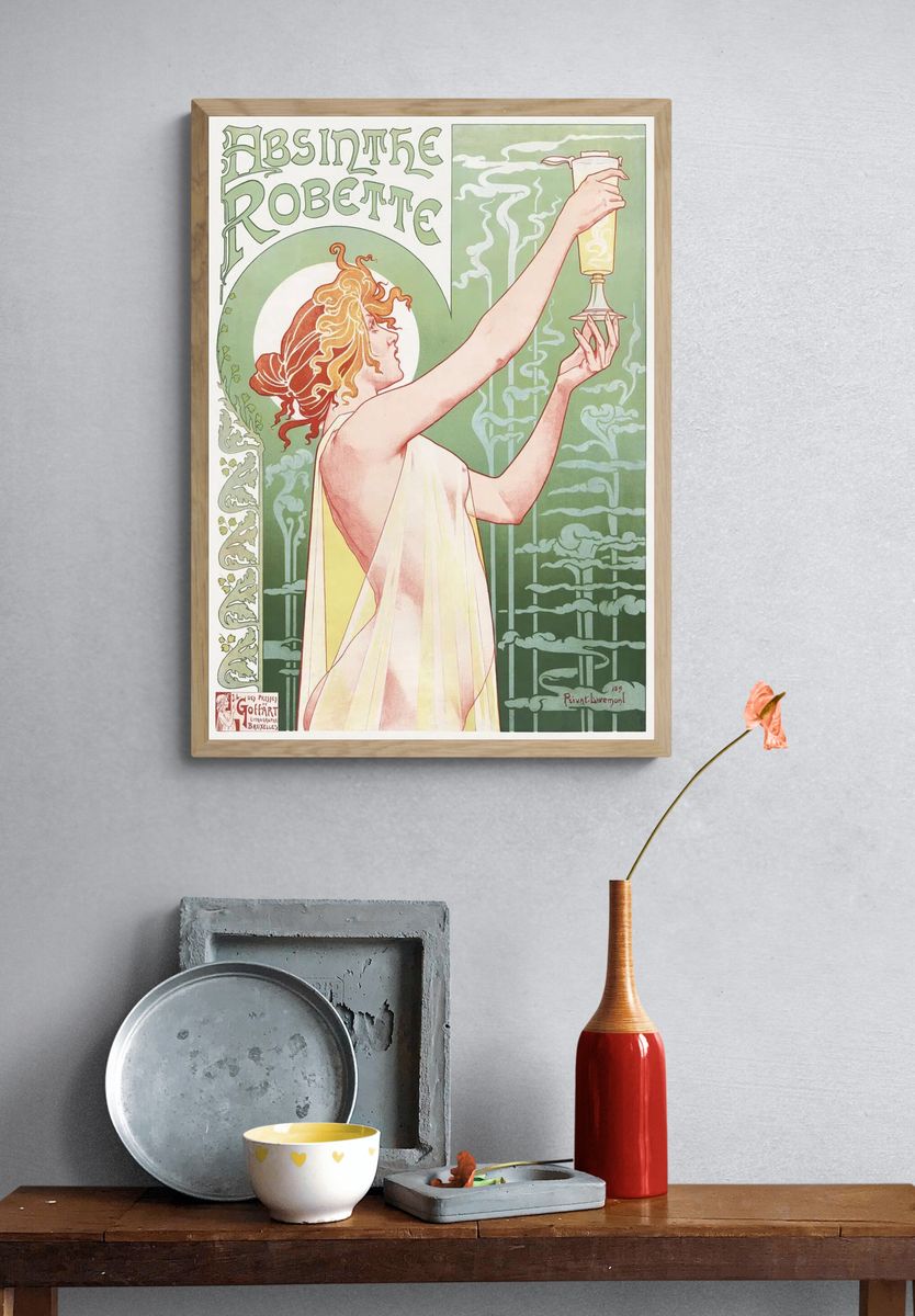 Privat Livemont (1896) chromolithograph Absinthe. — room view 3