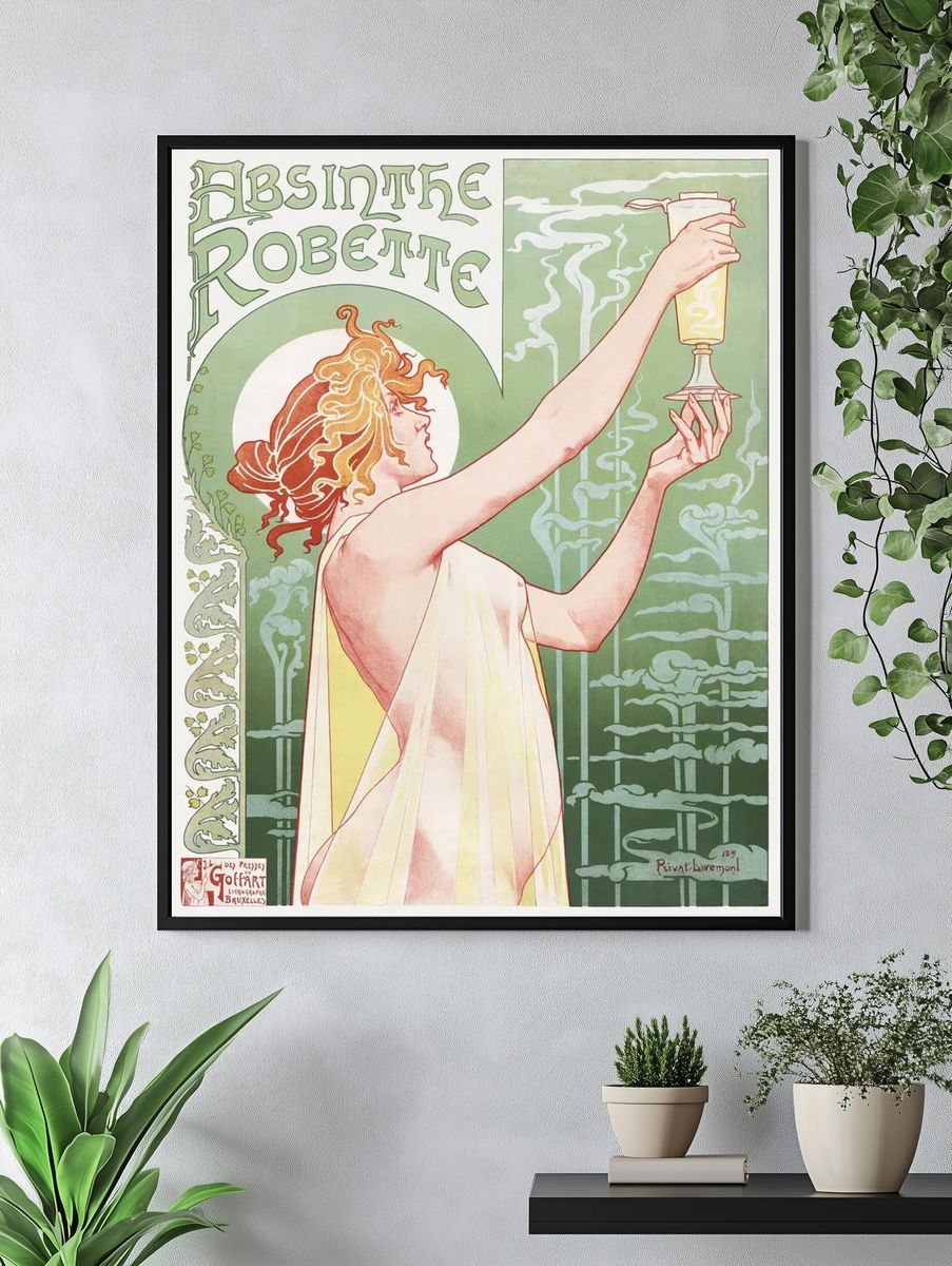 Privat Livemont (1896) chromolithograph Absinthe. — room view 4