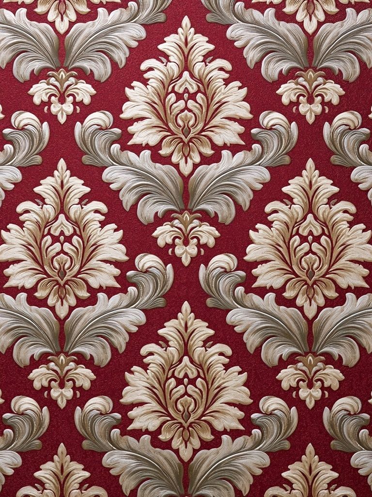 Baroque Damask Pattern Poster. poster detail