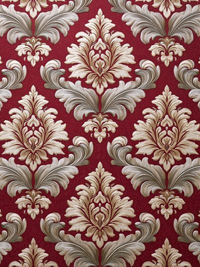 Baroque Damask Pattern Poster.