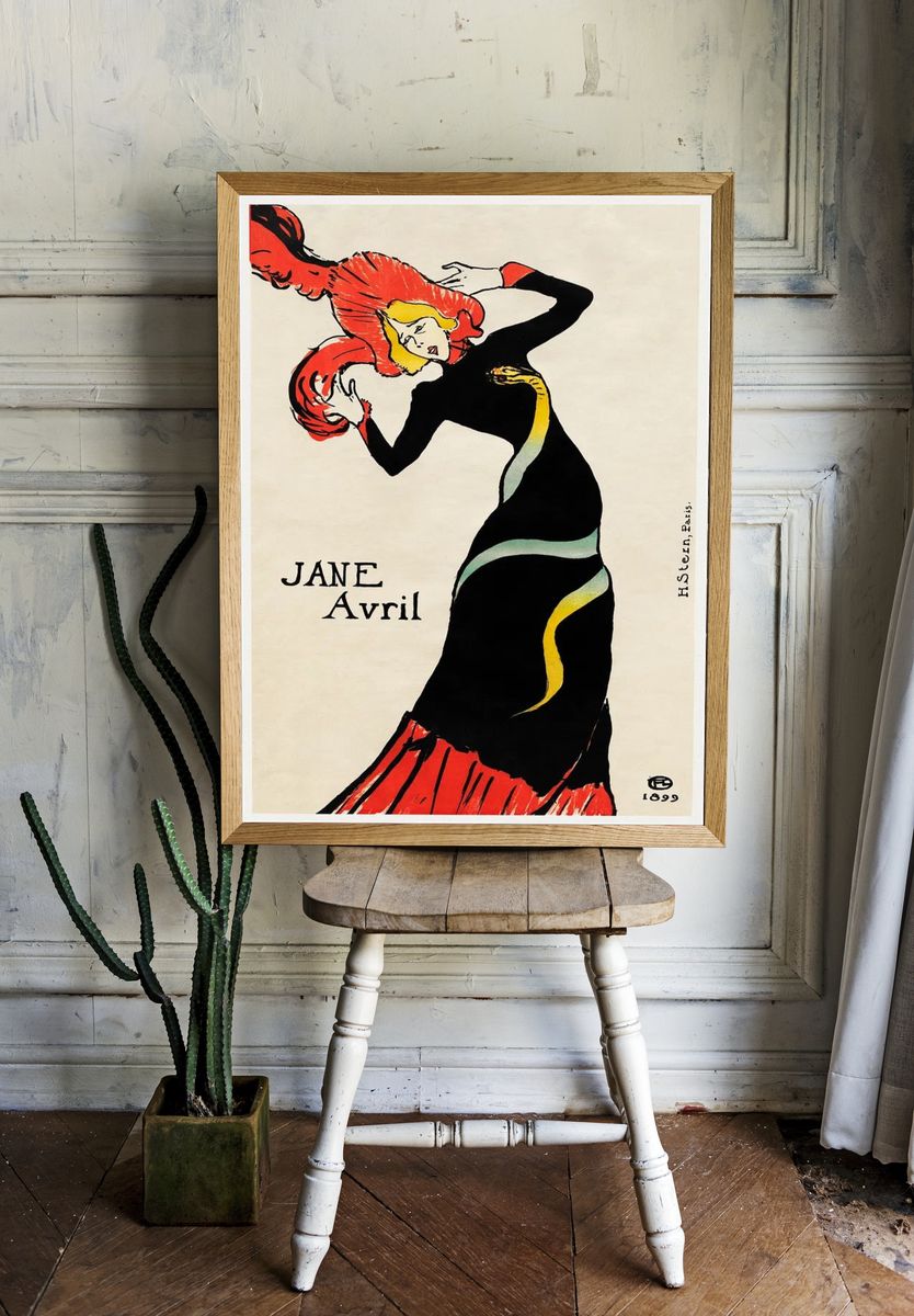 Jane Avril (1899) print high. room preview