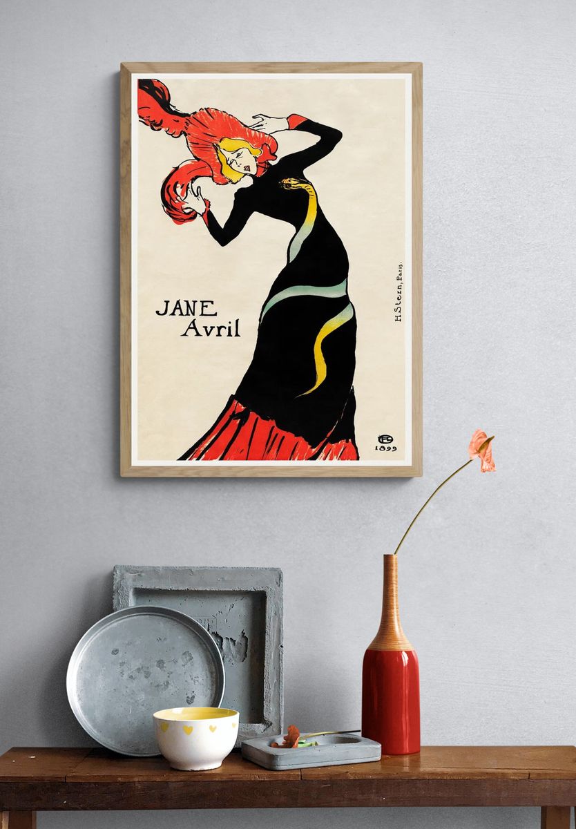 Jane Avril (1899) print high. — room view 3