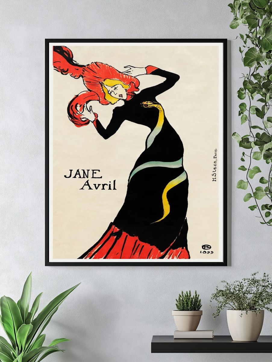 Jane Avril (1899) print high. — room view 4