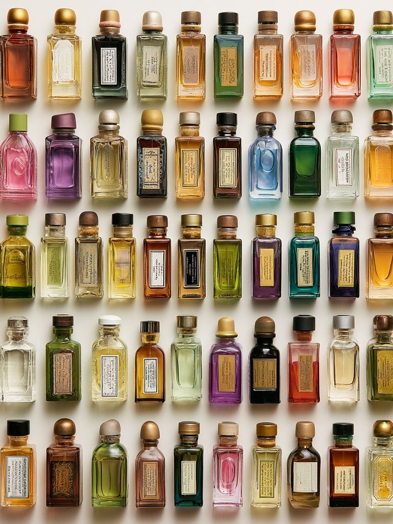 Vintage Perfume Bottles Poster. poster — vintage art