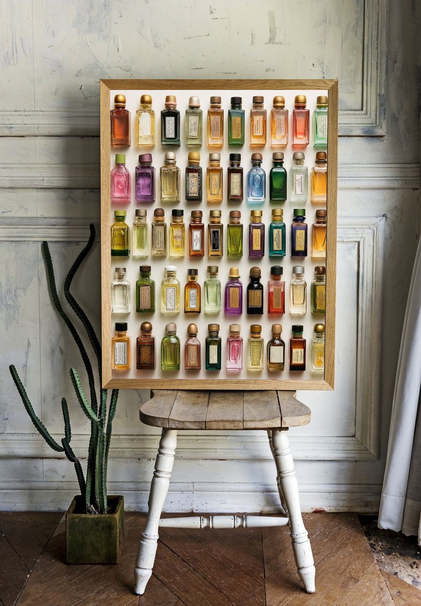 Vintage Perfume Bottles Poster. room preview
