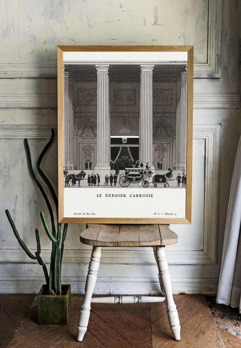 Le Dernier Carrosse — Vintage Print. — room view 1