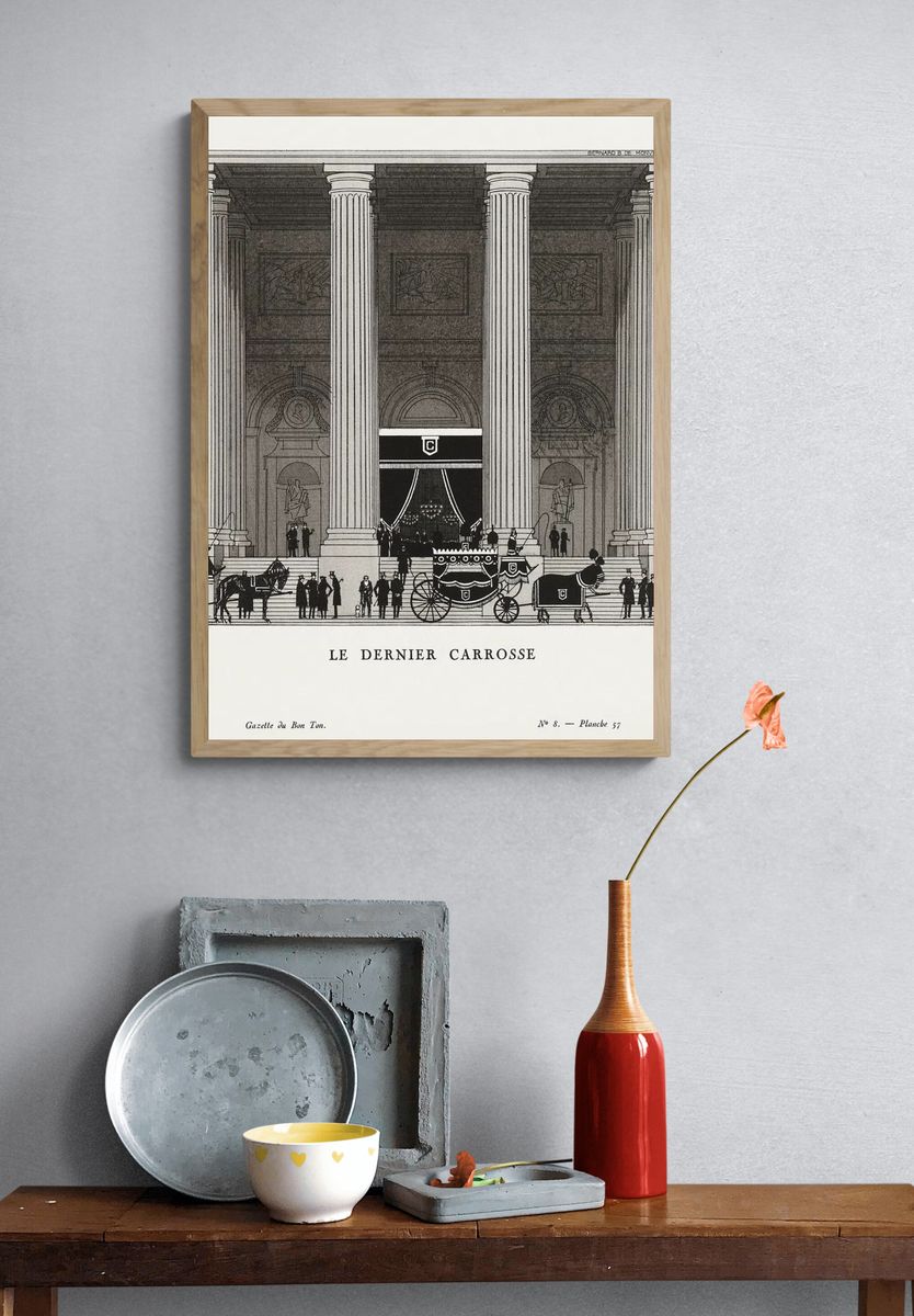 Le Dernier Carrosse — Vintage Print. — room view 3