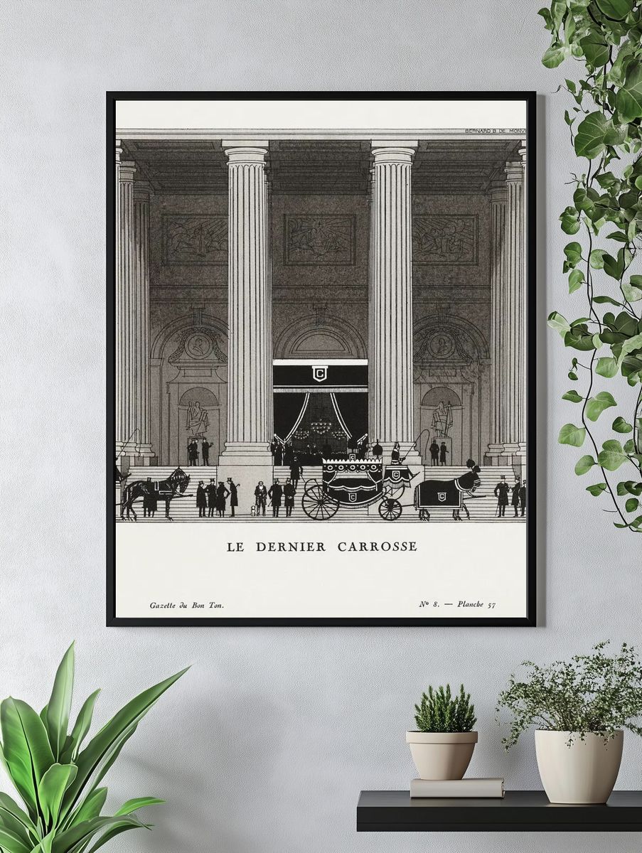 Le Dernier Carrosse — Vintage Print. — room view 4