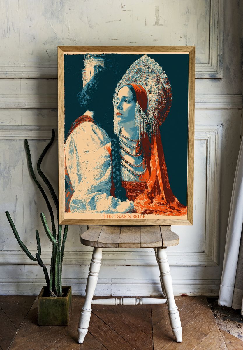 The Tsar's Bride Vintage Poster. room preview