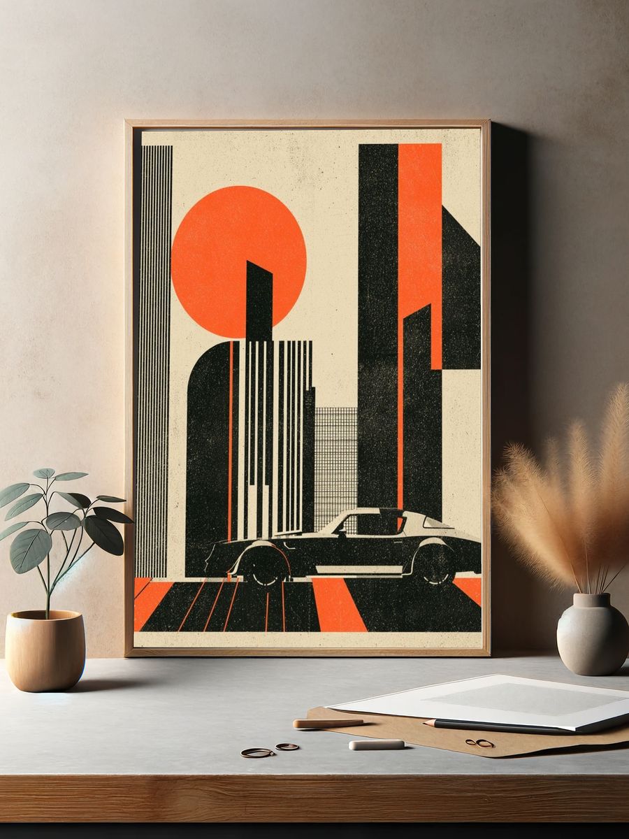 Smokey and the Bandit Retro Poster. — room view 2