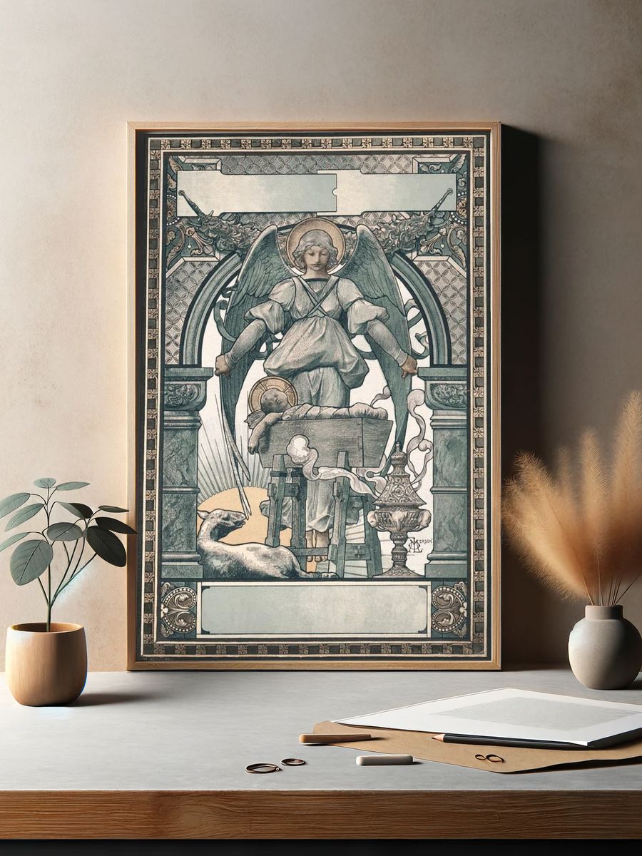 Harper's bazaar, Christmas (1889) print. — room view 2