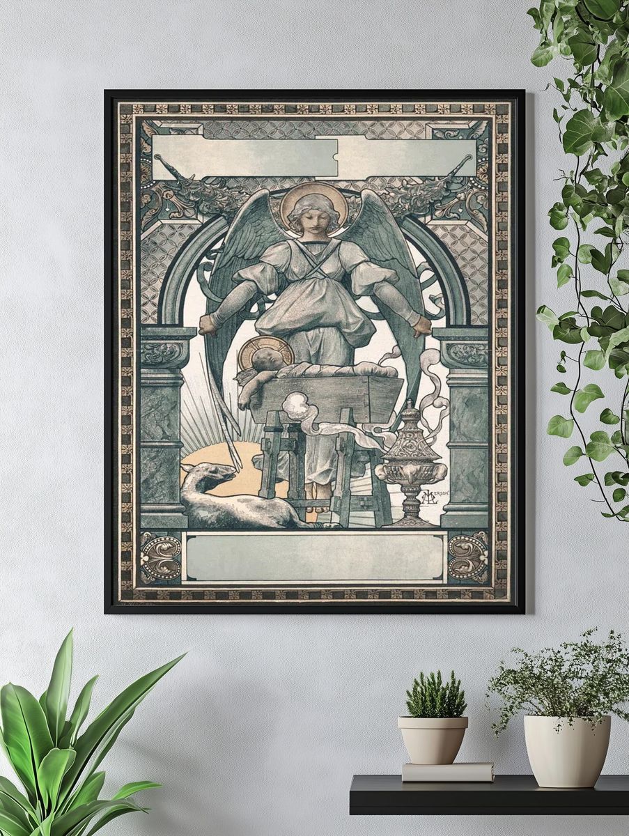 Harper's bazaar, Christmas (1889) print. — room view 4