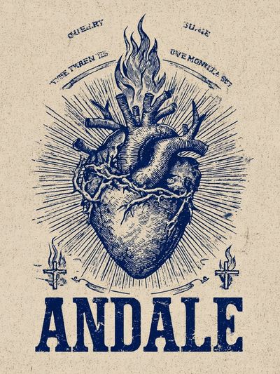 Anatomical Heart Vintage Print.