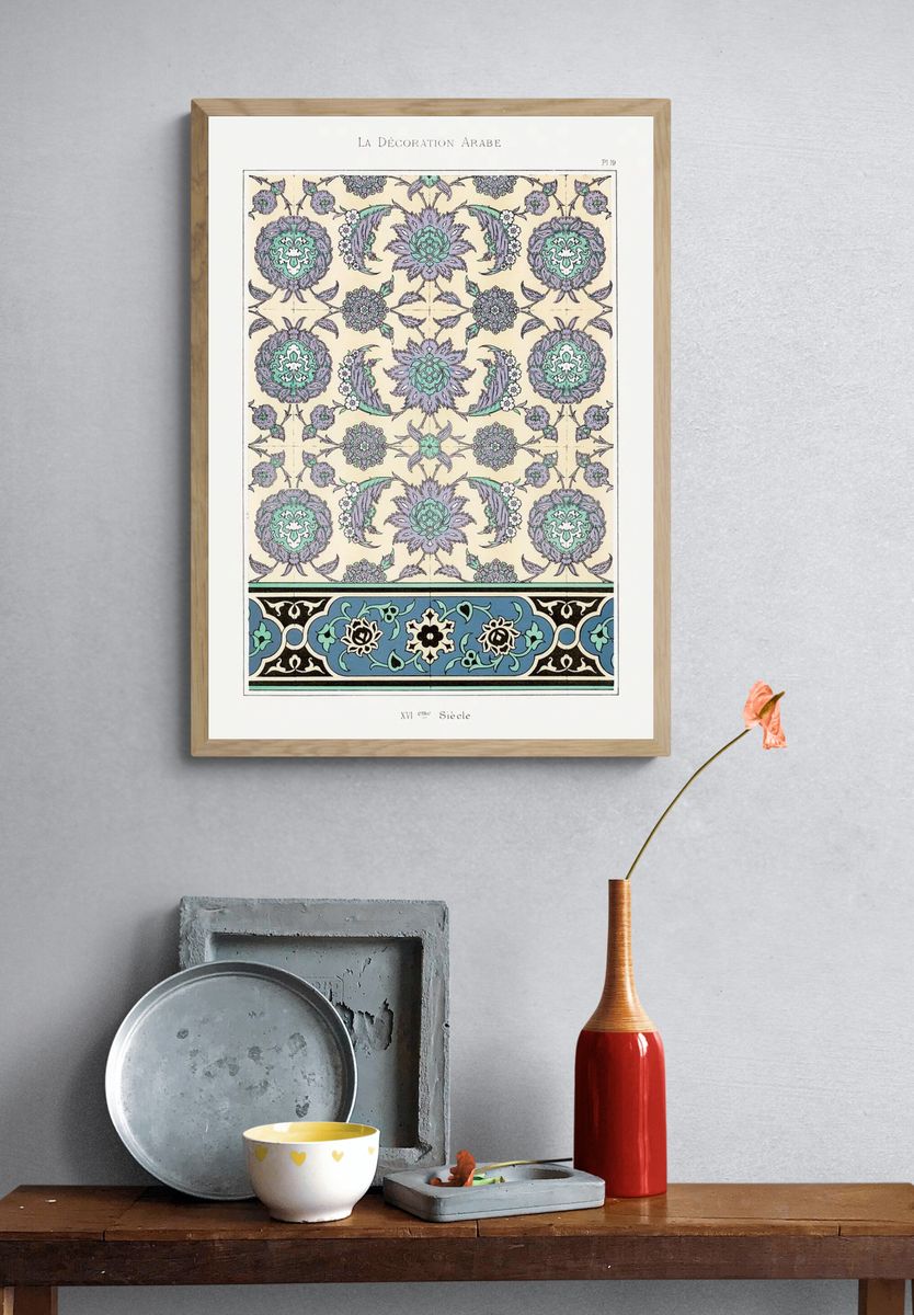 Arabic art pattern, Emile Prisses. — room view 3