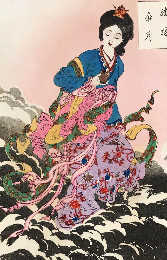 Japanese Geisha Vintage Print. poster — vintage art