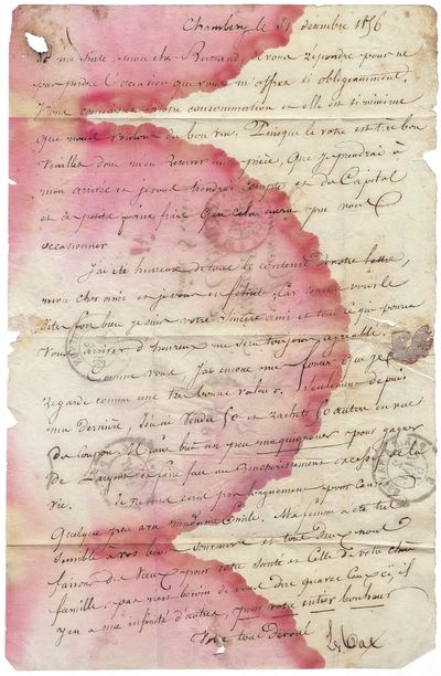 Antique letter.