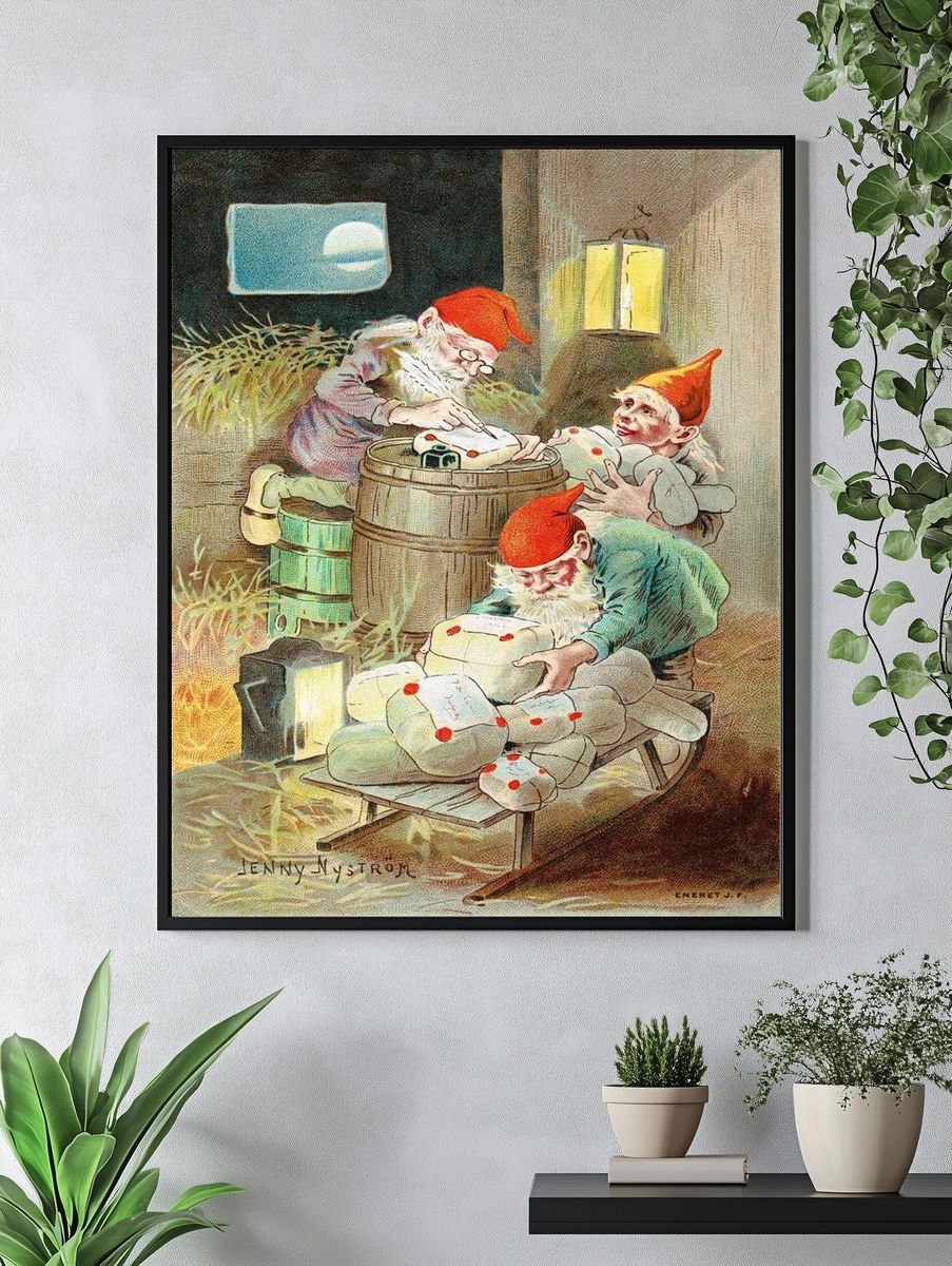 Christmas card Jenny Nystrom showing. — room view 4