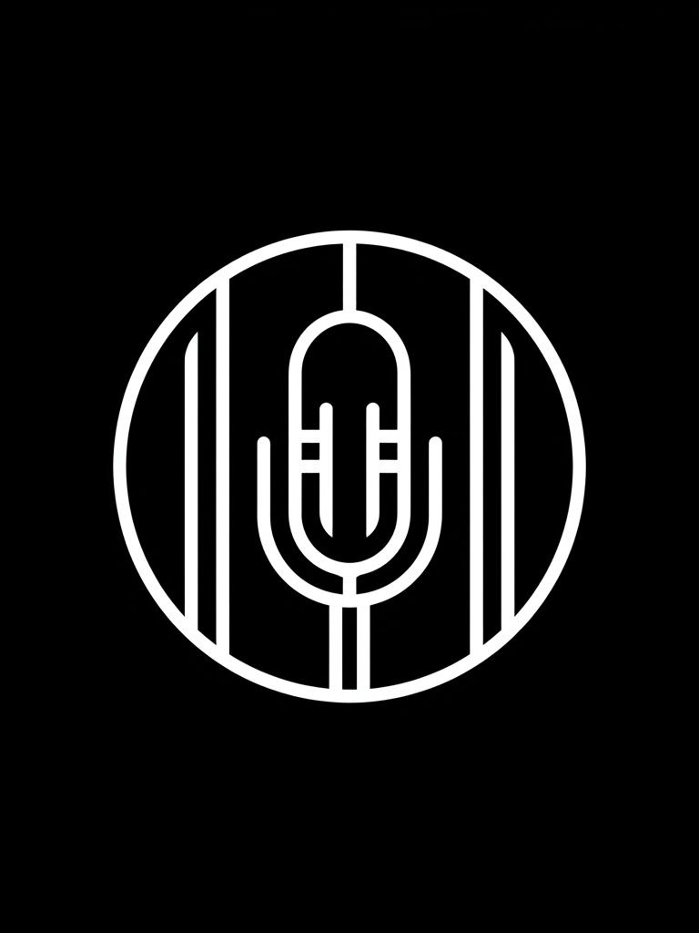 Art Deco Microphone Poster. poster detail