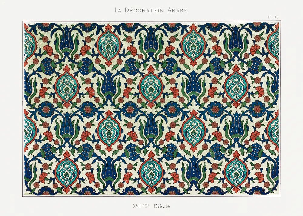 La Decoration Arabe, plate no. poster detail