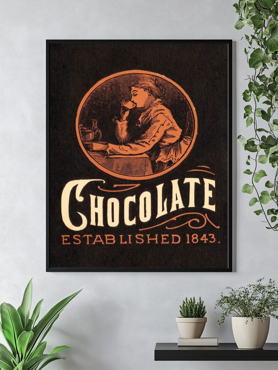 Webb's Chocolate (1843) chromolithograph art. — room view 4
