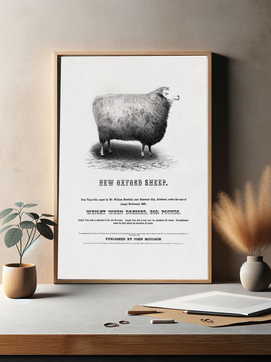 New Oxford Sheep (1853) John. — room view 2