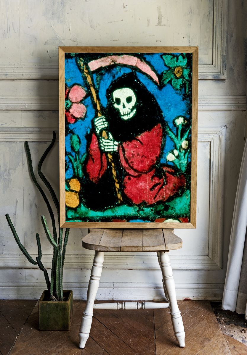Grim Reaper — Vintage Print room preview