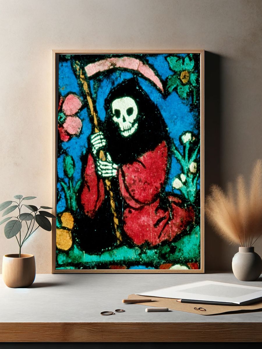 Grim Reaper — Vintage Print. — room view 2