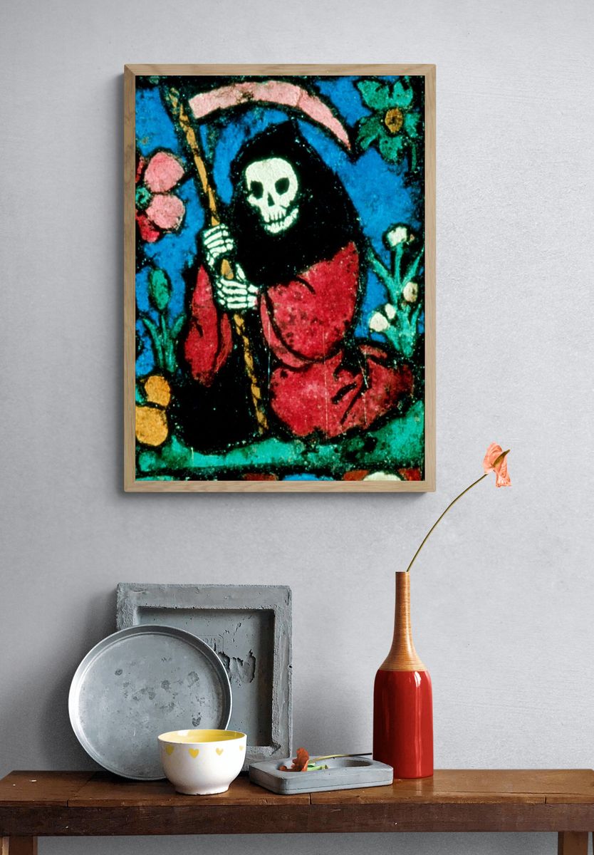 Grim Reaper — Vintage Print. — room view 3