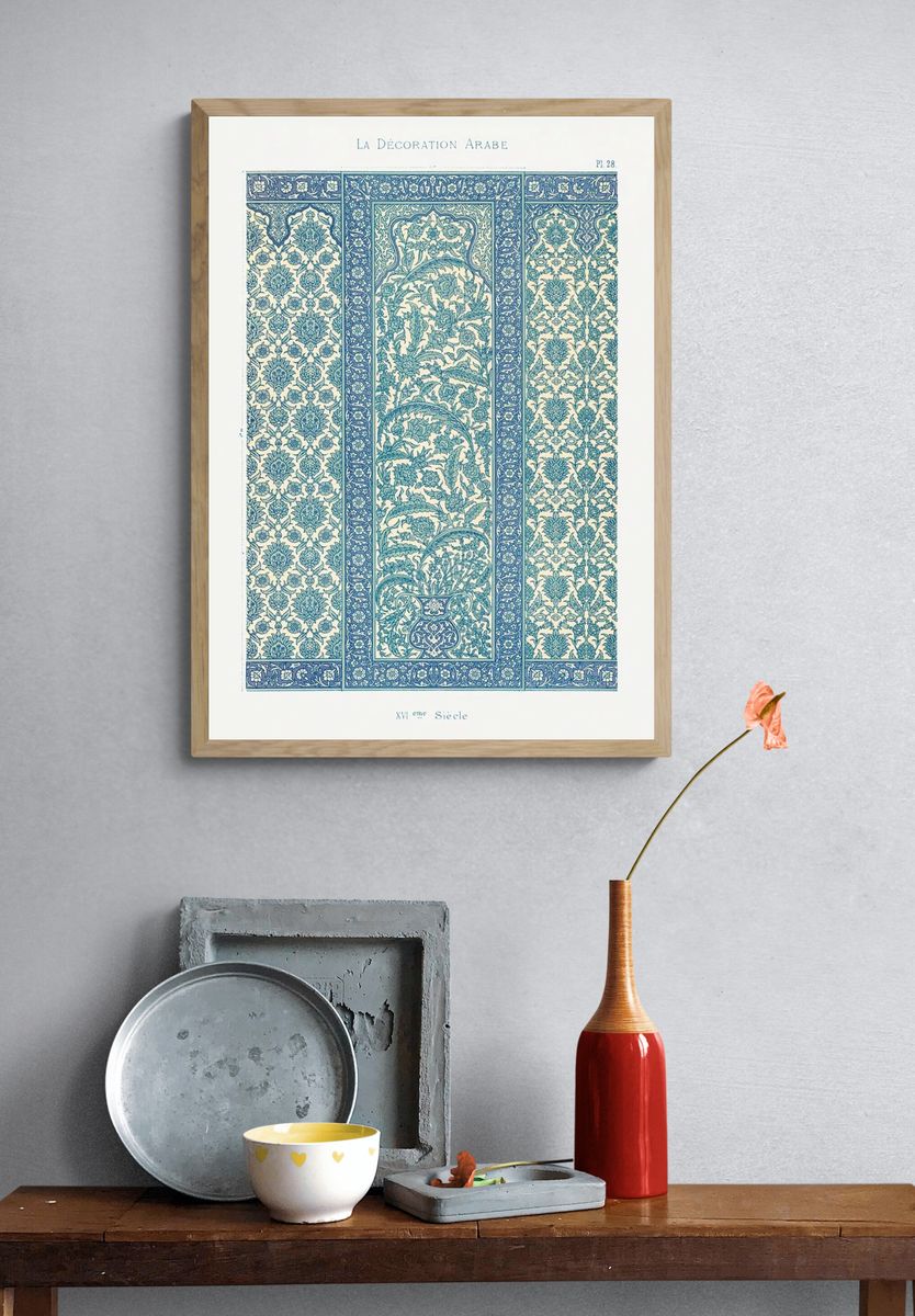 Arabic pattern, La Decoration Arabe. — room view 3
