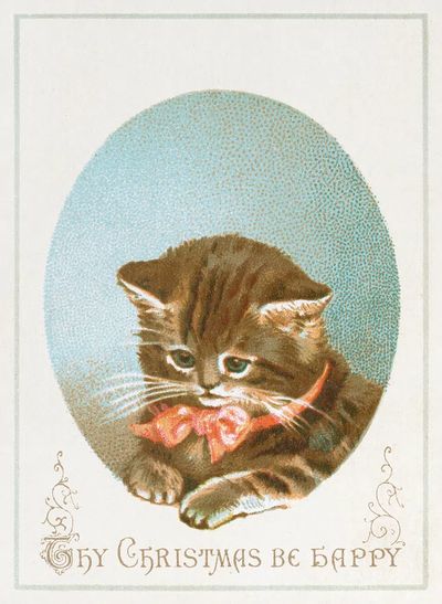 Thy Christmas be happy (1900).