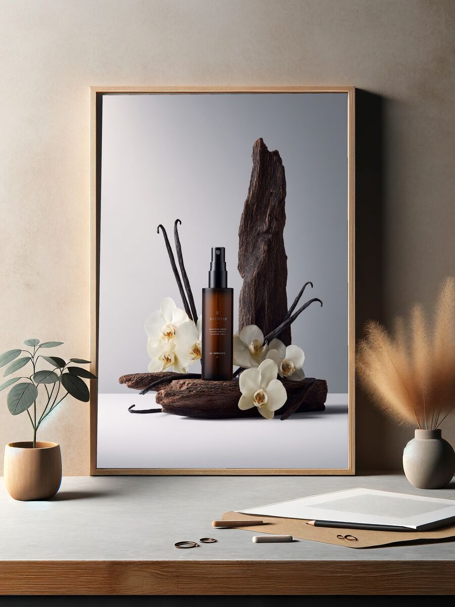 Vanilla Orchid Essence — Fine Art Print. — room view 2