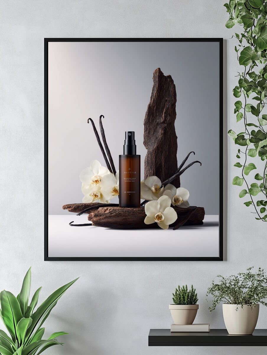 Vanilla Orchid Essence — Fine Art Print. — room view 4