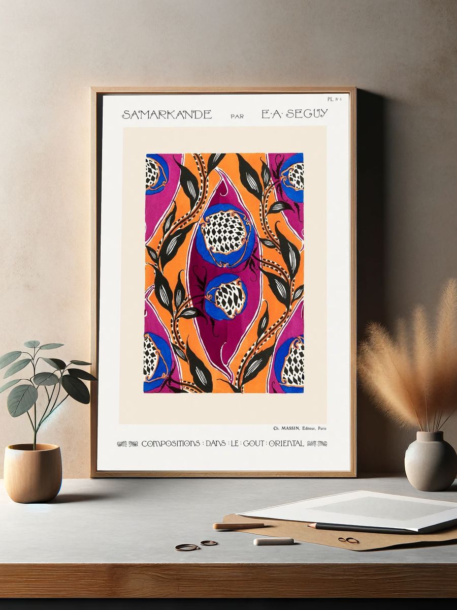 Samarkande — Oriental Print. — room view 2