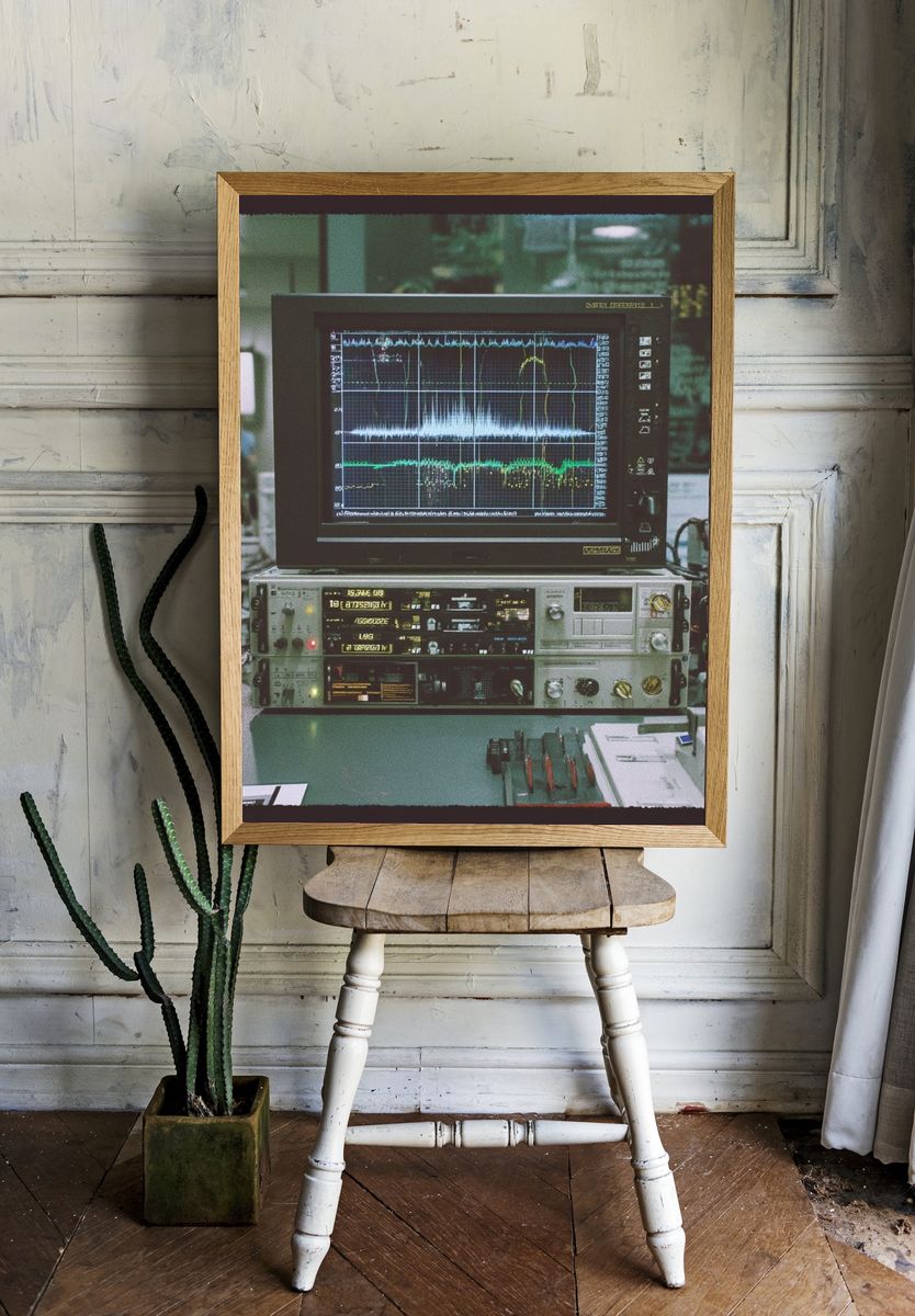 Vintage Oscilloscope Equipment Poster room preview