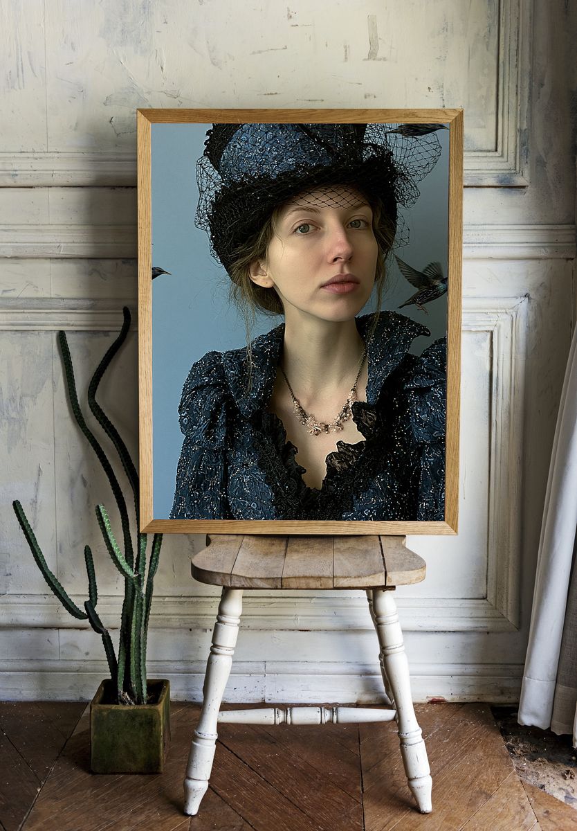 Victorian Portrait Photography Poster. — room view 1