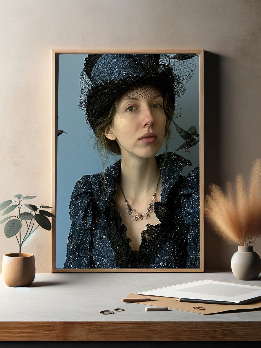 Victorian Portrait Photography Poster. — room view 2