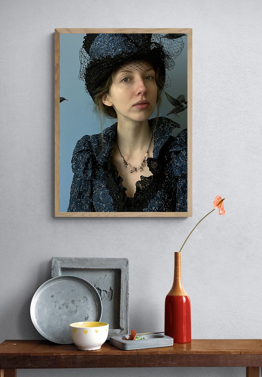 Victorian Portrait Photography Poster. — room view 3