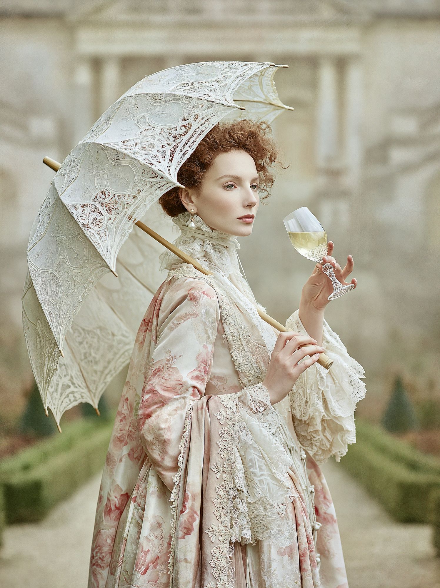 Victorian Portrait Fashion Poster. poster detail
