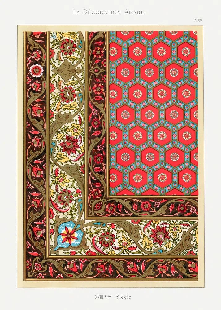 Arab Decoration — Vintage Print. poster detail