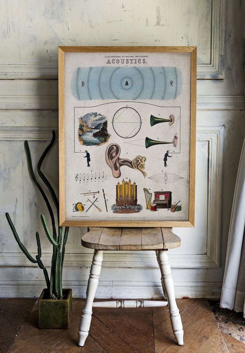 Acoustics — Vintage Print. — room view 1