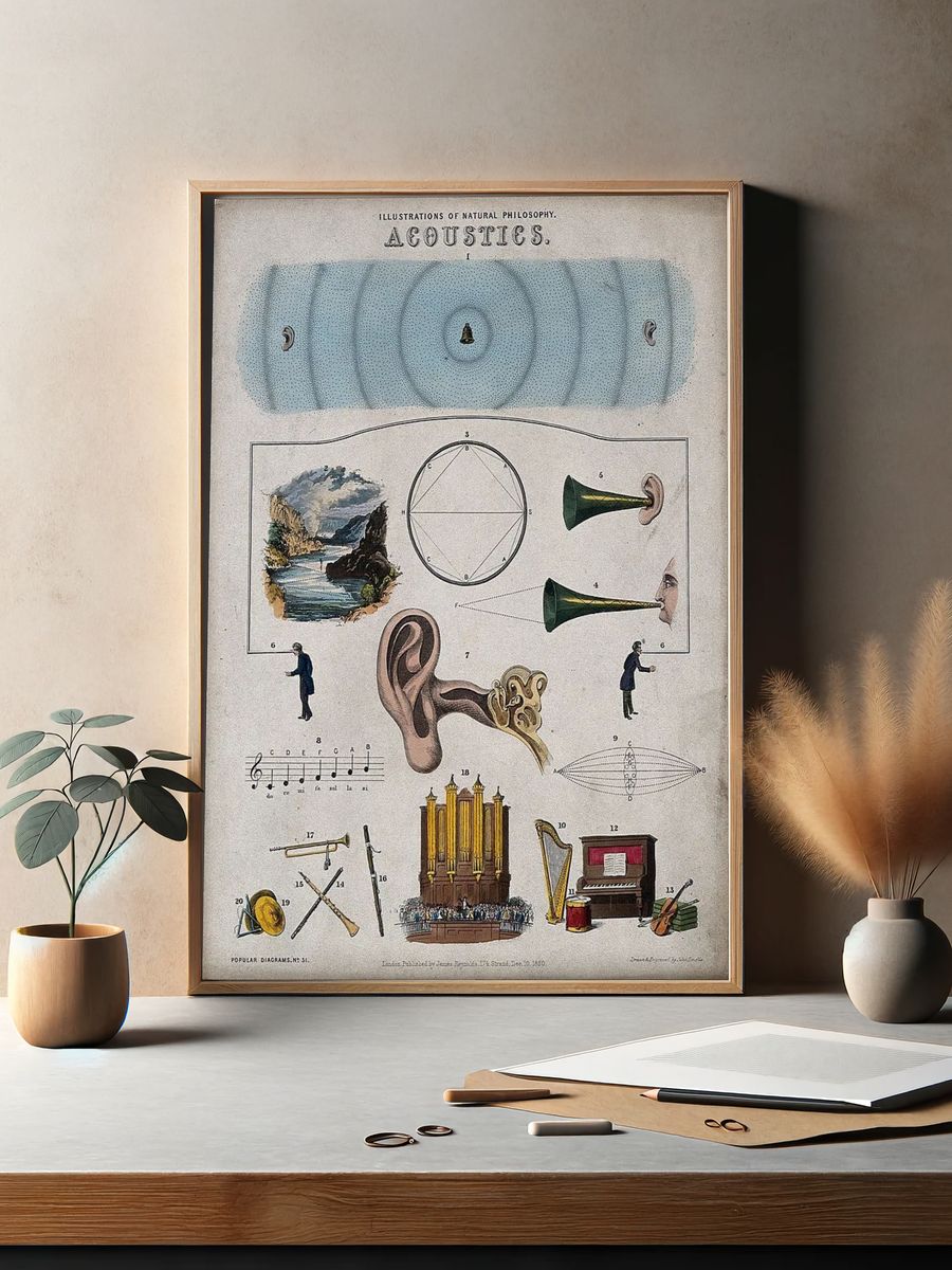 Acoustics — Vintage Print. — room view 2