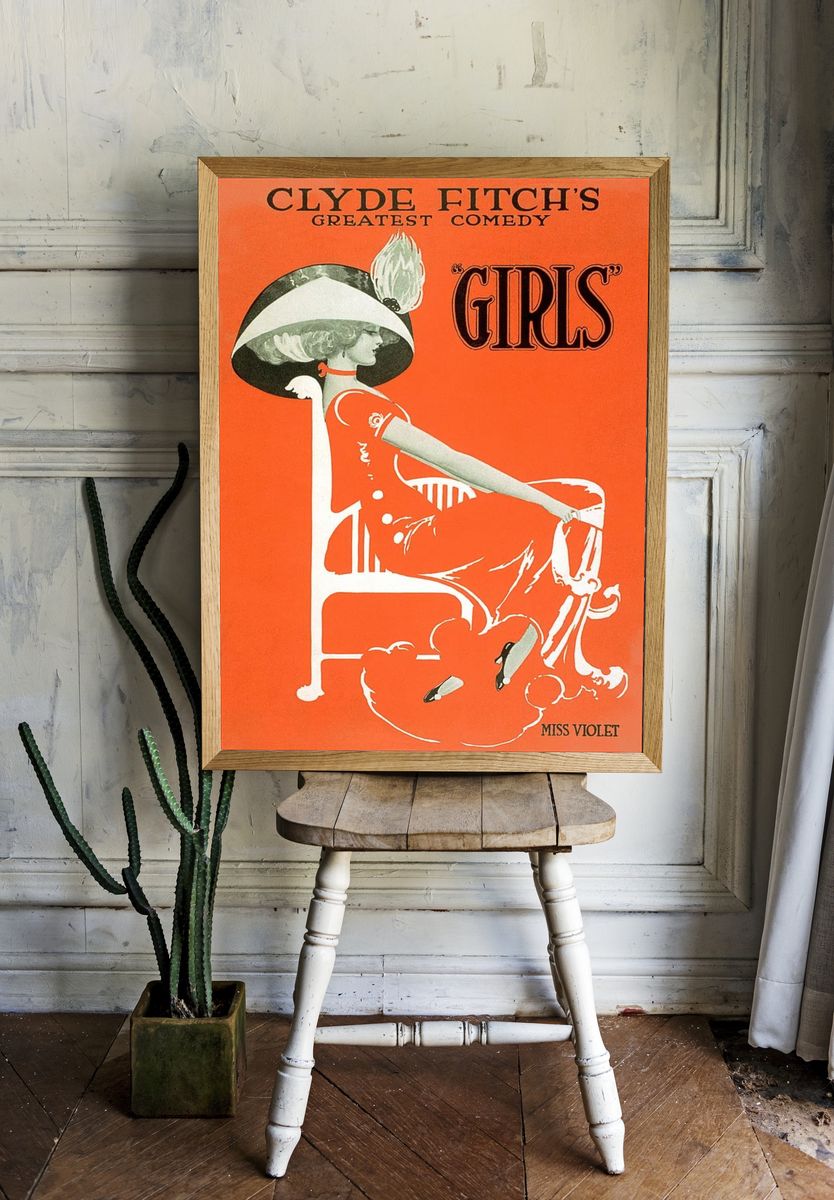 Girls — Vintage Print room preview
