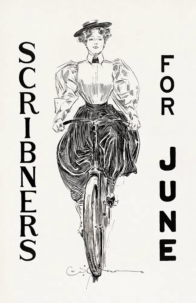 Scribners for June — Vintage Print. poster detail