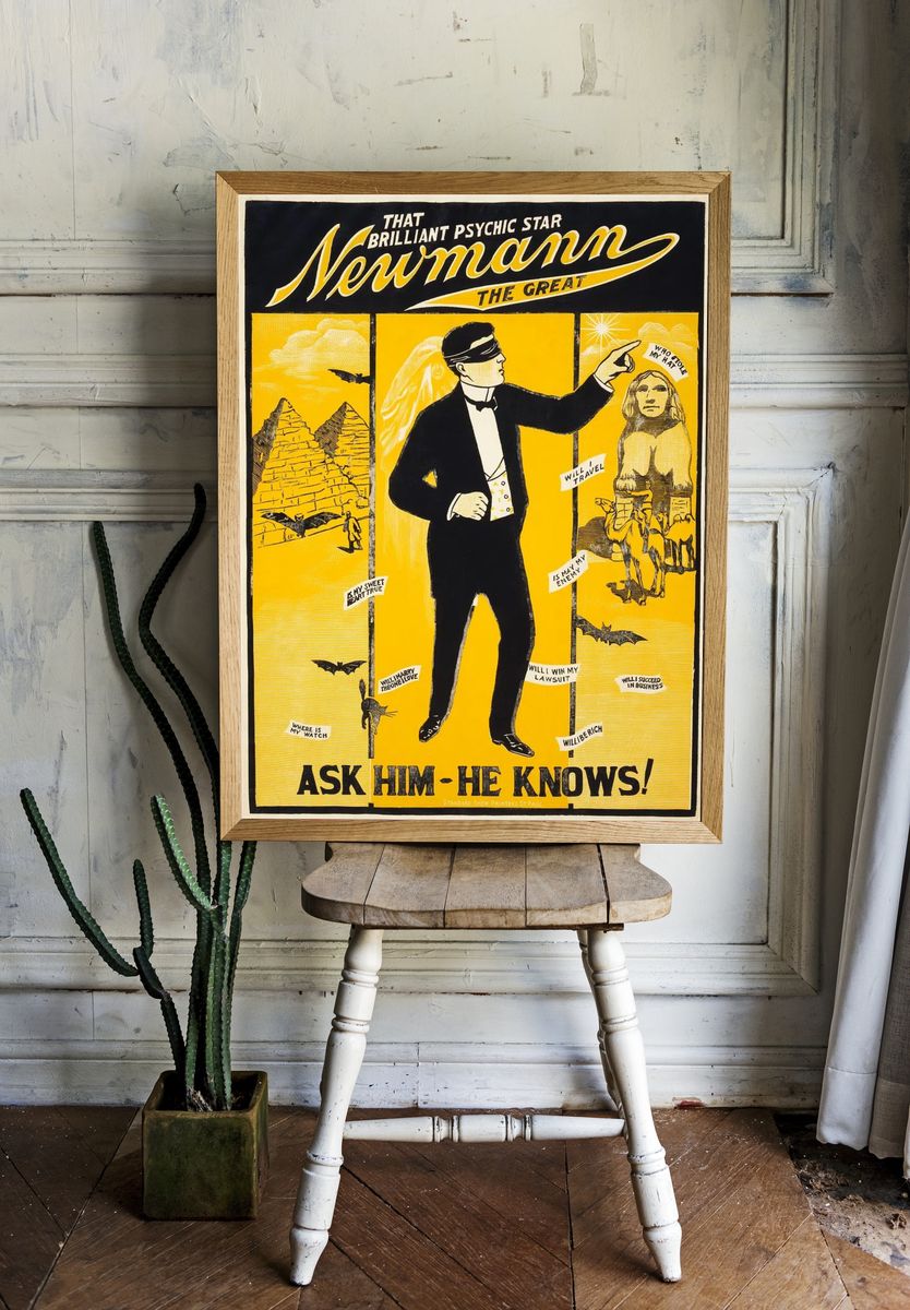 Newmann the Great — Vintage Print. room preview