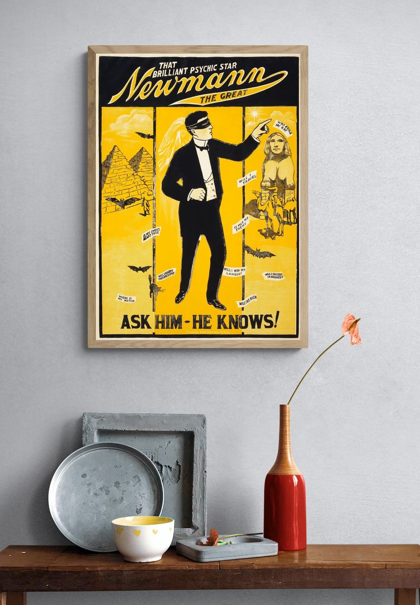 Newmann the Great — Vintage Print. — room view 3