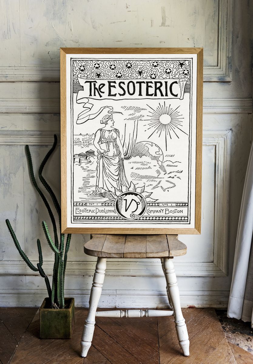 The Esoteric — Vintage Print. room preview