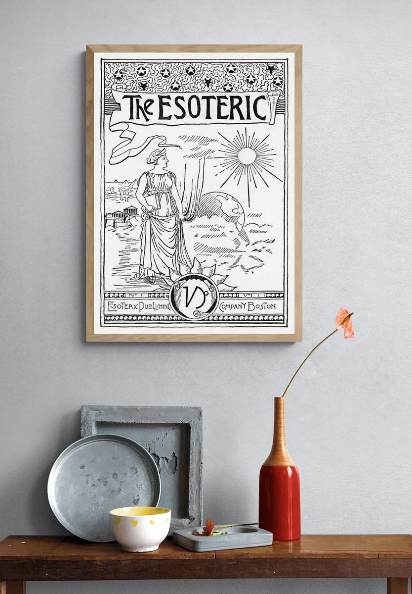 The Esoteric — Vintage Print. — room view 3