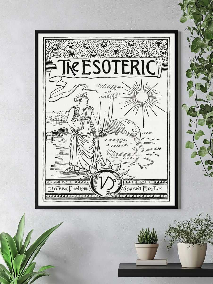 The Esoteric — Vintage Print. — room view 4