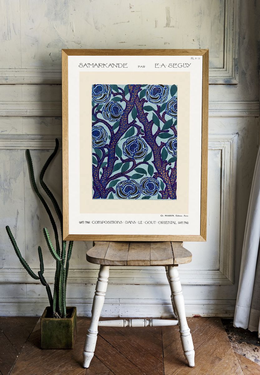 Samarkande — Vintage Print. — room view 1