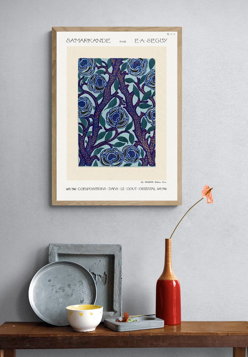 Samarkande — Vintage Print. — room view 3
